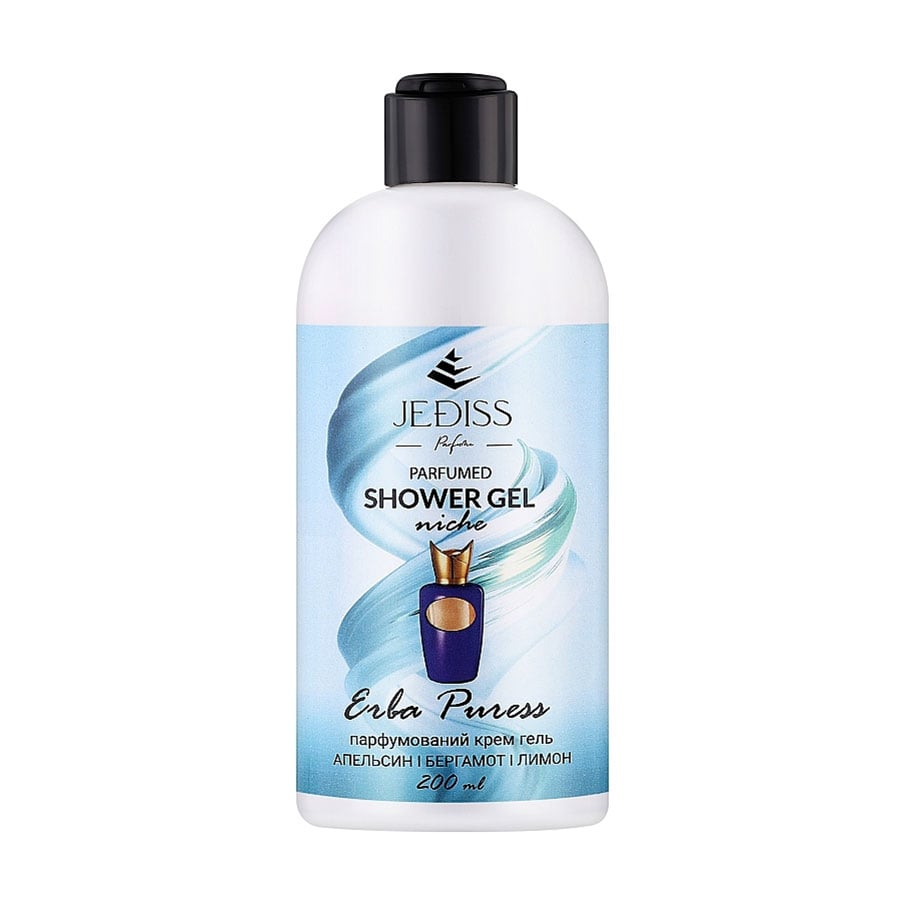 Парфумований крем-гель для душу Jediss Erba Puress Parfumed Shower Gel унісекс, 200 мл