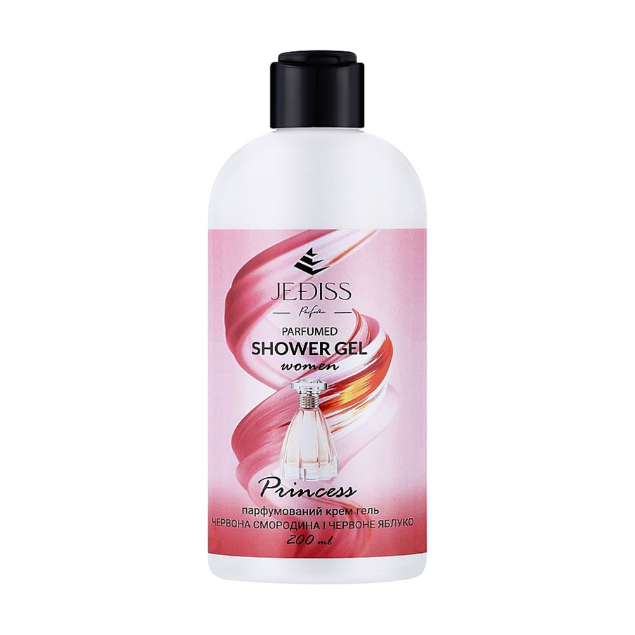Парфумований крем-гель для душу Jediss Princess Parfumed Shower Gel жіночий, 200 мл